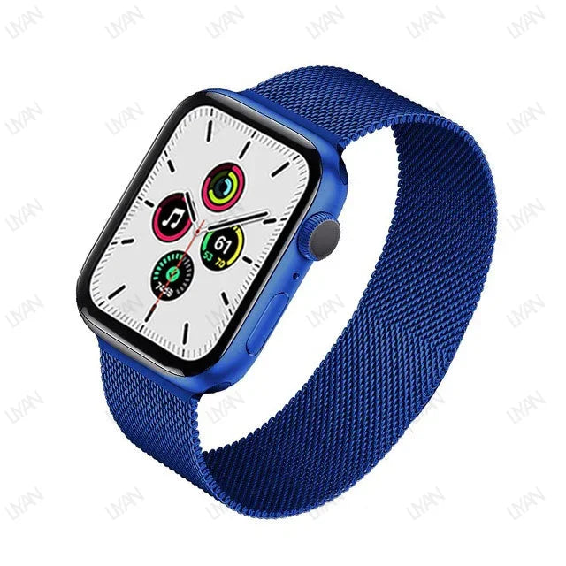 Milanese Loop for Apple Watch band 44mm 45mm 40mm 41mm 46mm 42mm pride band Apple Watch Series 9 8 7 6 SE 5 4 10 Ultra 2 49mm band
