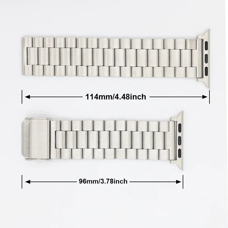 Stainless Steel band For Apple Watch band 45mm 41mm 42mm 46mm 40mm 44mm Ultra 49mm band For Apple Watch Series 10 9 8 7 6 5 SE 4