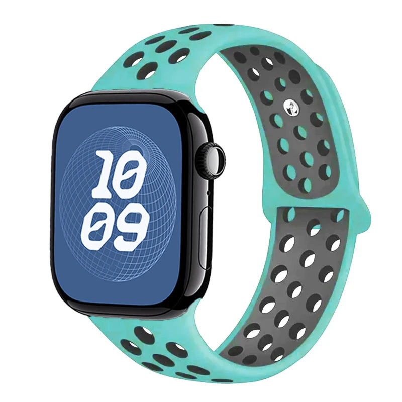 Sport band For Apple Watch Ultra 3 49mm S11 46mm 42mm 45mm 44mm 40mm 41mm band Apple Watch Series 10 8 7 6 4 5 9 SE Silicone Band