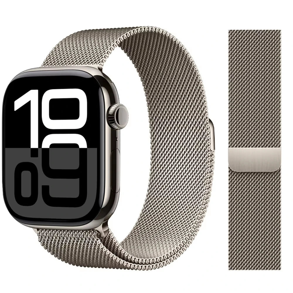 Milanese Loop band For Apple Watch band 11 42mm 46mm 44mm 40mm 41mm 45mm 49mm bands Apple Watch Series 10 9 8 7 6 Se3 Ultra 3 2