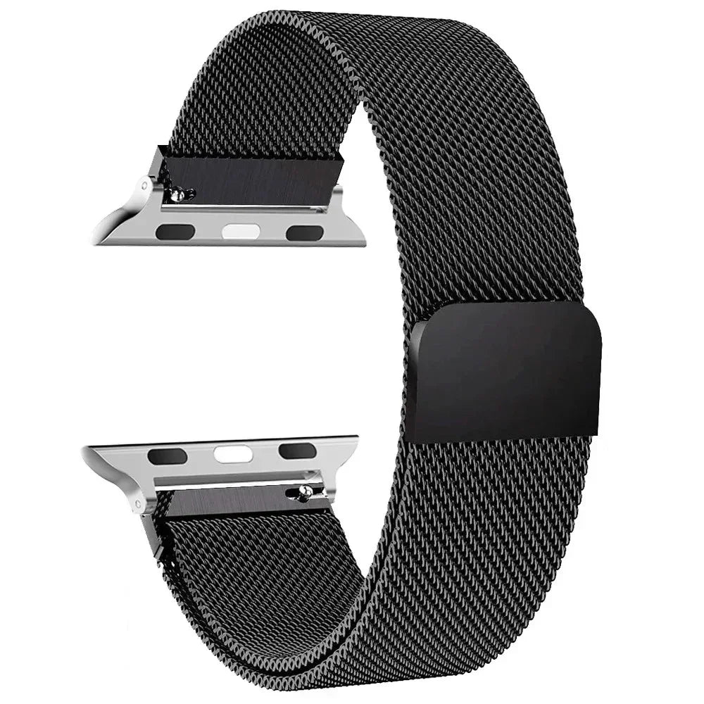 Milanese Loop for Apple Watch band 42mm 44mm 45mm 49mm 38mm 40mm 41mm Stainless Steel Adjustable sport and Leisure bandt