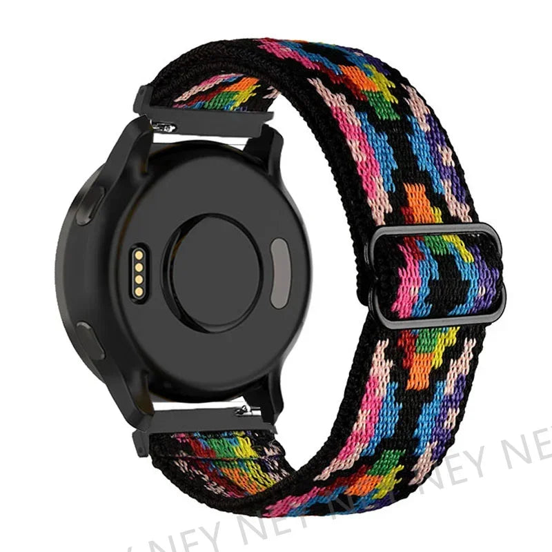 20mm 22mm strap For Samsung Galaxy watch 7 classic 46mm/6 Classic/Gear S3/4/5 pro 44mm 40mm Nylon Elastic Huawei GT 2/3 Pro band