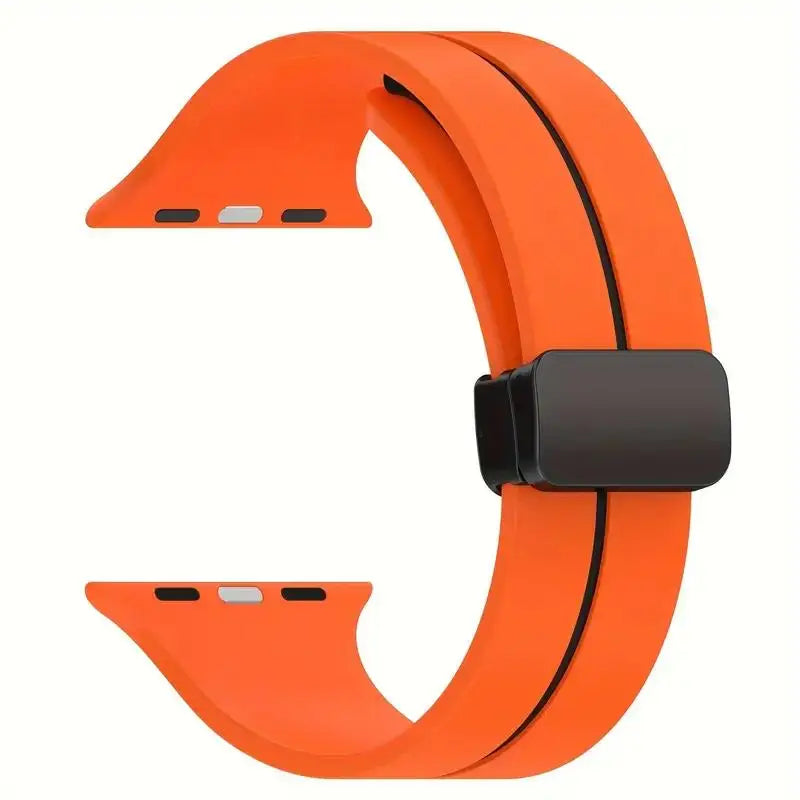Magnetic band Apple Watch band 45mm 44mm 46mm 42mm 49mm 40mm 41mm Silicone correa band Apple Watch Series 10 9 8 7 6 5 SE Ultra 2