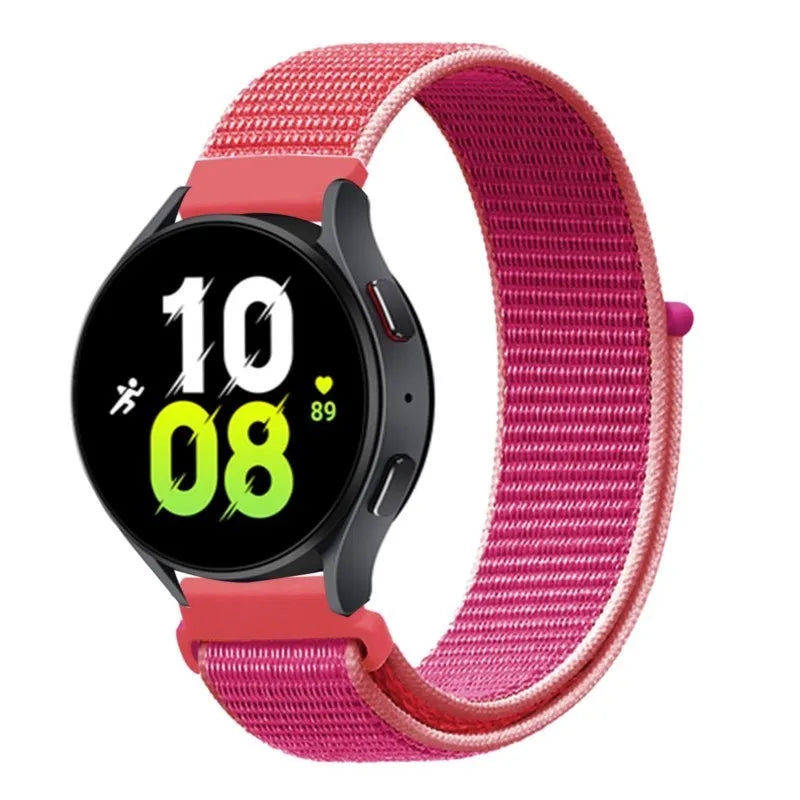 Nylon loop For Samsung Galaxy Watch 6 5 Pro/4/classic/gear s3 frontier/active Sport Bracelet Huawei watch gt2 3 22mm 20mm Strap