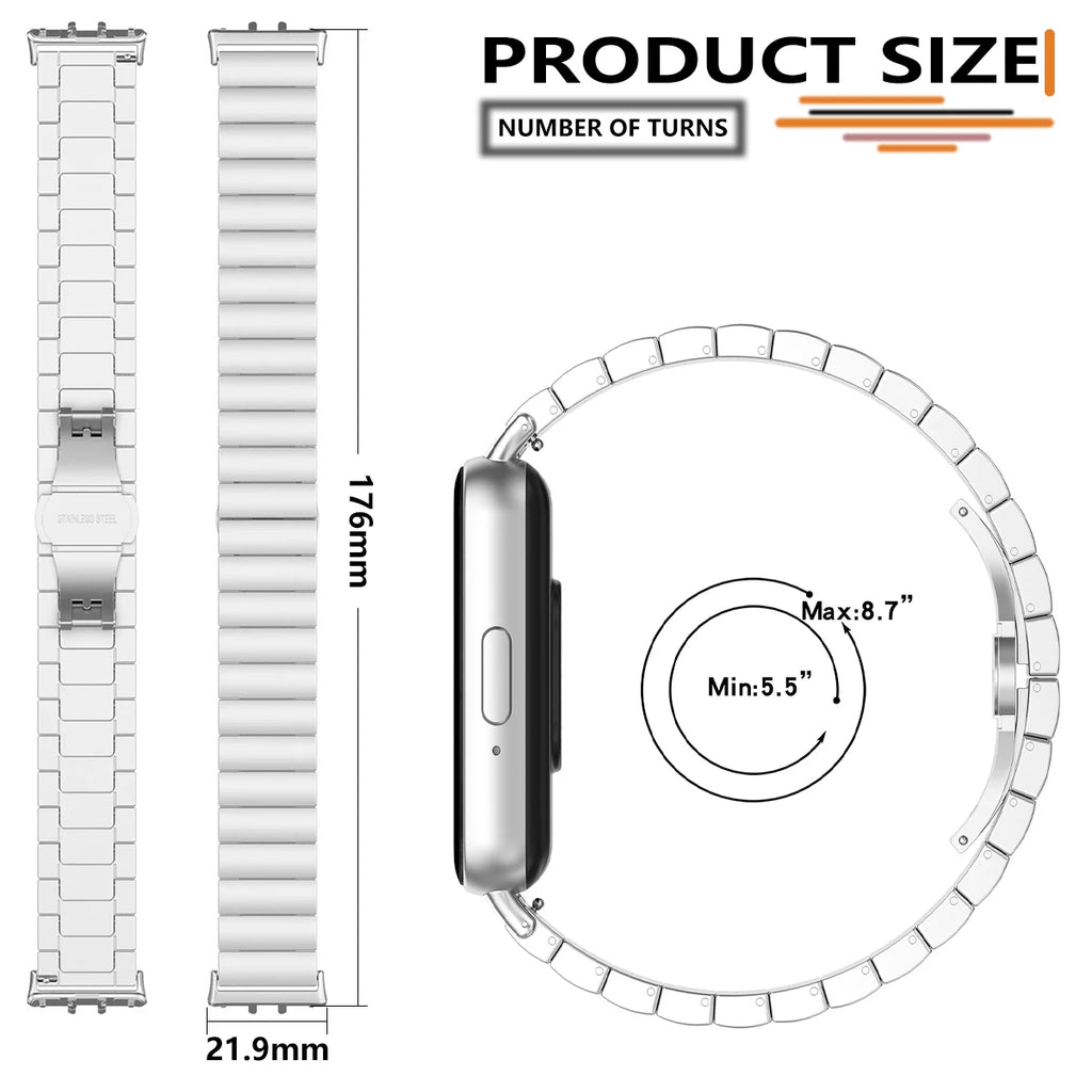 Metal Strap for Samsung Galaxy Watch Fit 3 Stainless Steel Bracelet Magnetic Milanese Loop Watchband for Galaxy Fit3 Accessories