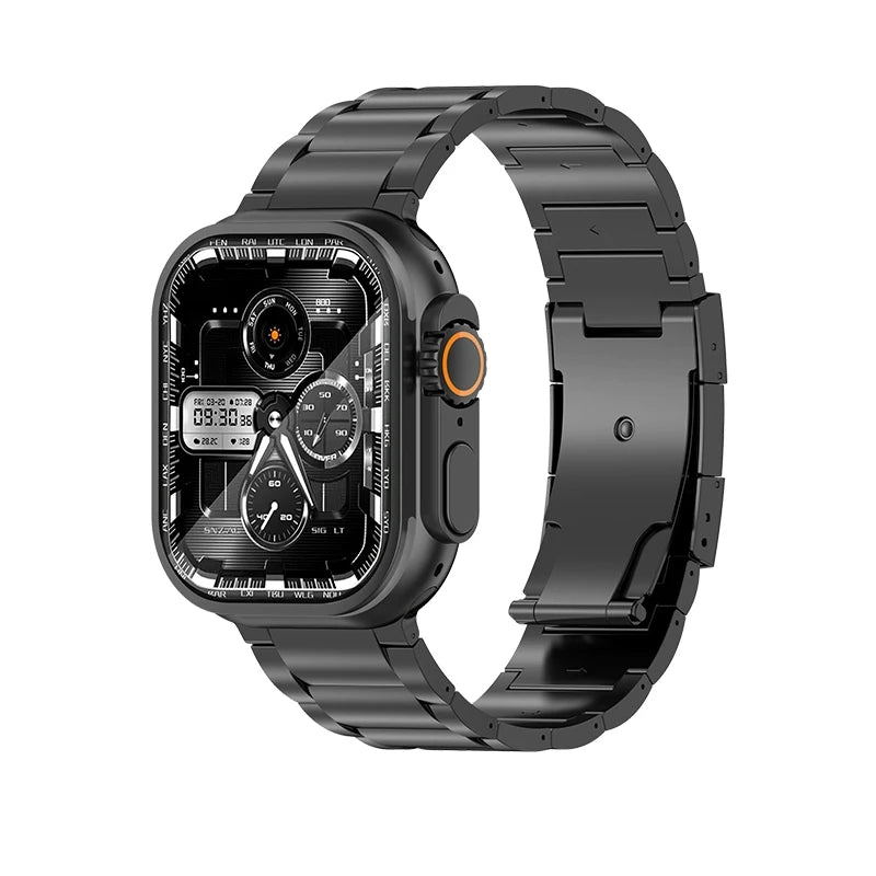 Luxury Titanium Alloy band For Apple Watch Ultra 2 10 9 8 7 6 5 metal band For Apple Watch 38mm 40mm 41mm 42mm 45mm 46mm 49mm