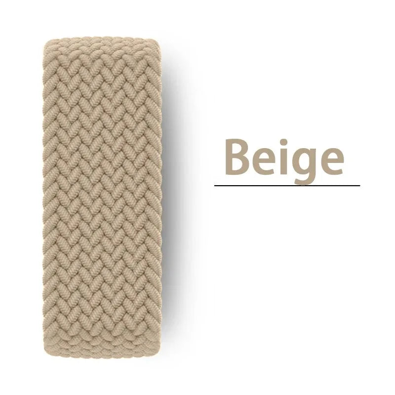 Braided Solo band For Apple Watch band 44mm 40mm 45mm 49mm 41mm Nylon Correa band Apple Watch Series 9 8 7 6 5 SE Ultra 2 3 10 11