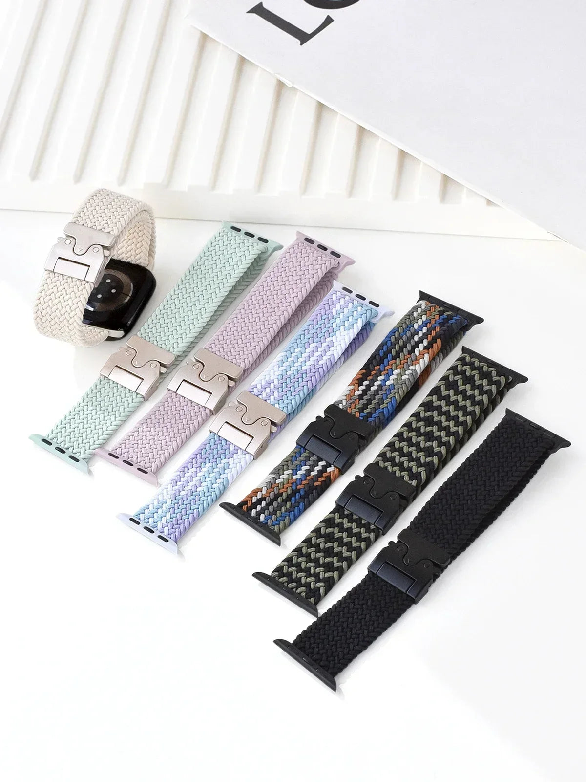 Parachute band For Apple Watch Ultra 2 band 49mm 44mm 46mm 42mm 45mm 41mm Braided band correa Apple Watch Series 10 SE 9 8 7 6