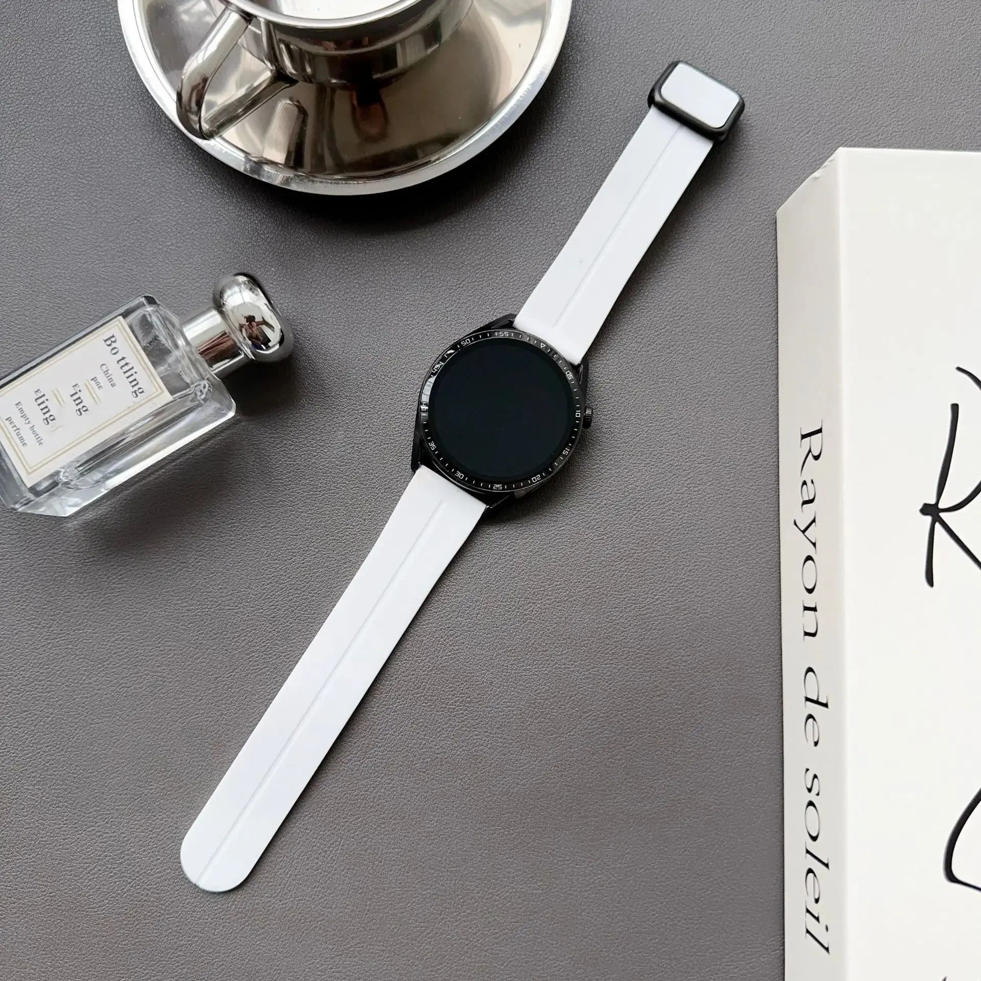 20mm 22mm Magnetic Strap for Samsung Galaxy Watch 6 5 4 5Pro 6 4 Classic 43 47mm Silicone Bracelet for Huawei Watch GT4 4Pro GT3