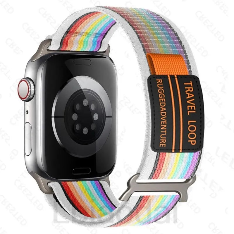 Band for Apple Watch band 44mm 40mm 49mm 45mm 41mm 46mm 42mm correa Trail loop band Apple Watch Series 6 SE 3 8 9 Ultra 2 10 11