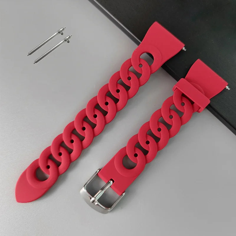 20mm strap For Samsung Galaxy watch 4/6/4classic/5/Pro/Active 3/2/Gear S3/amazfit bip bracelet Huawei watch GT 2/3 Pro 22mm band