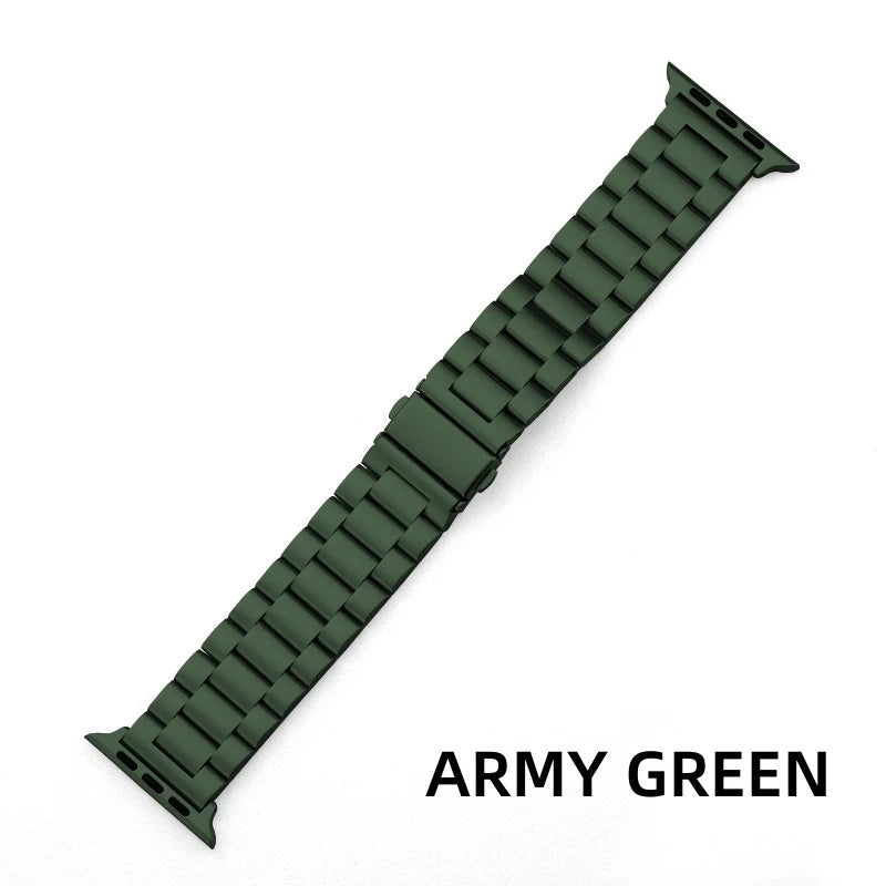 Compatible with Apple Watch 38mm 40mm 41mm 42mm 44mm 45mm 49mm , Business Stainless Steel metal Watch Band,Suitable for Apple Watch SE 98765