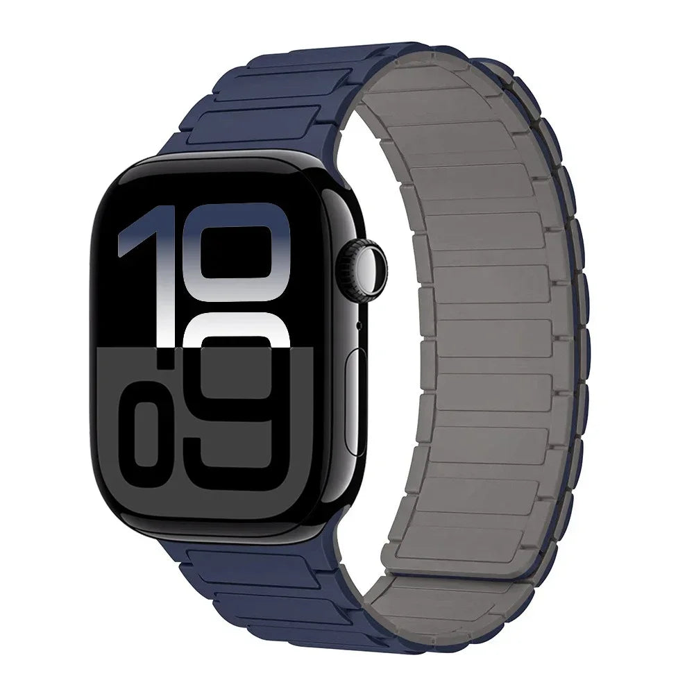 Magnetic Silicone band for Apple Watch band Ultra3 2 49mm band Apple Watch 11 10 46mm 42mm 9 8 7 6 5 SE 45mm 41mm 44mm 40mm Belt