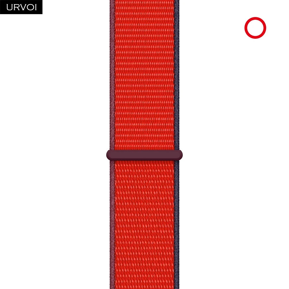 URVOI Sport Loop for Apple Watch Ultra 3 2 Series 11 10 9 8 SE3 Nylon loop for Apple Watch sport band 42mm 46mm breathabe hook fastener