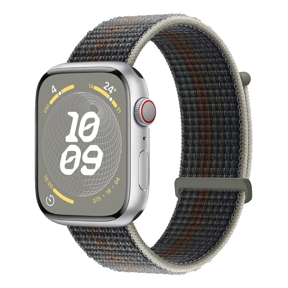 Nylon band for Apple Watch 11 10 46mm 42mm Ultra 3 2 49mm Breathable Replacement Wristband Apple Watch 9 8 7 6 5 SE3 45mm 41mm 44mm