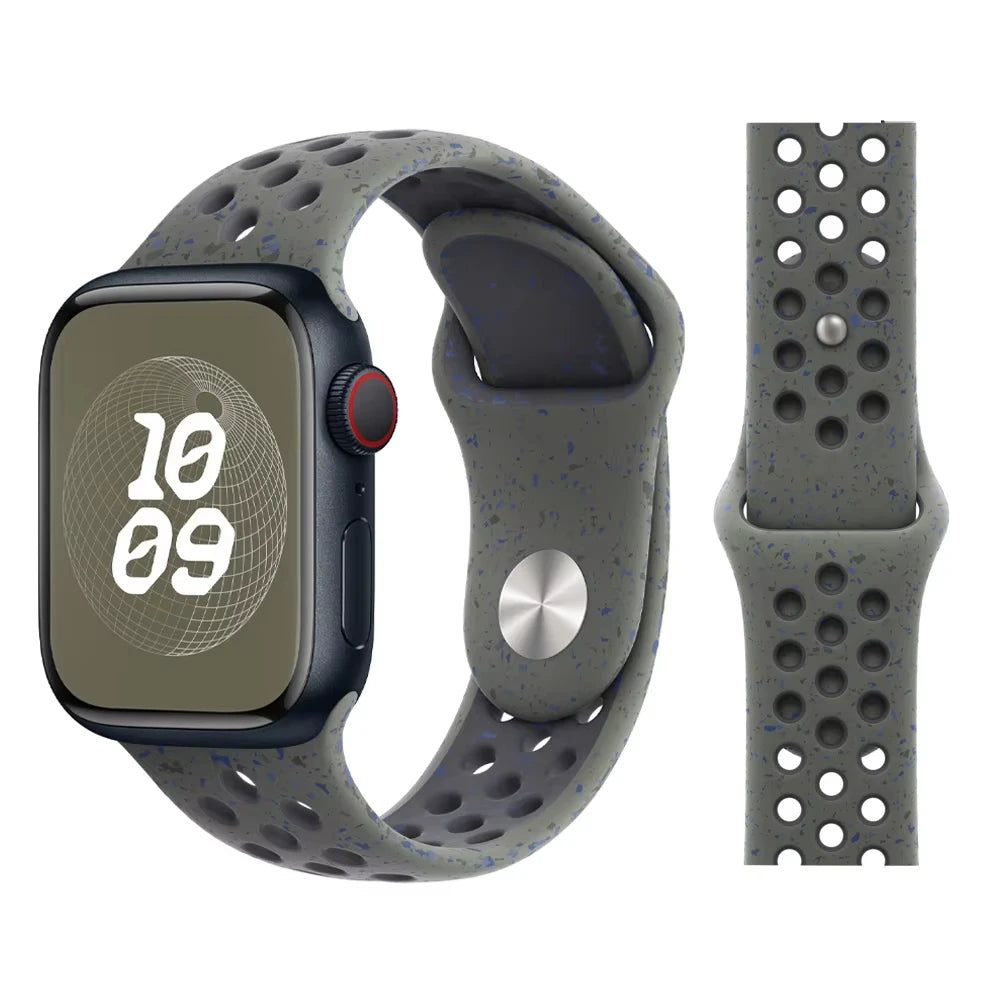 Official band For Apple Watch band 11 42mm 46mm 44mm 41mm 40mm 45mm Silicone band Apple Watch 10 9 8 7 6 5 SE 3 Ultra 3 2 49mm