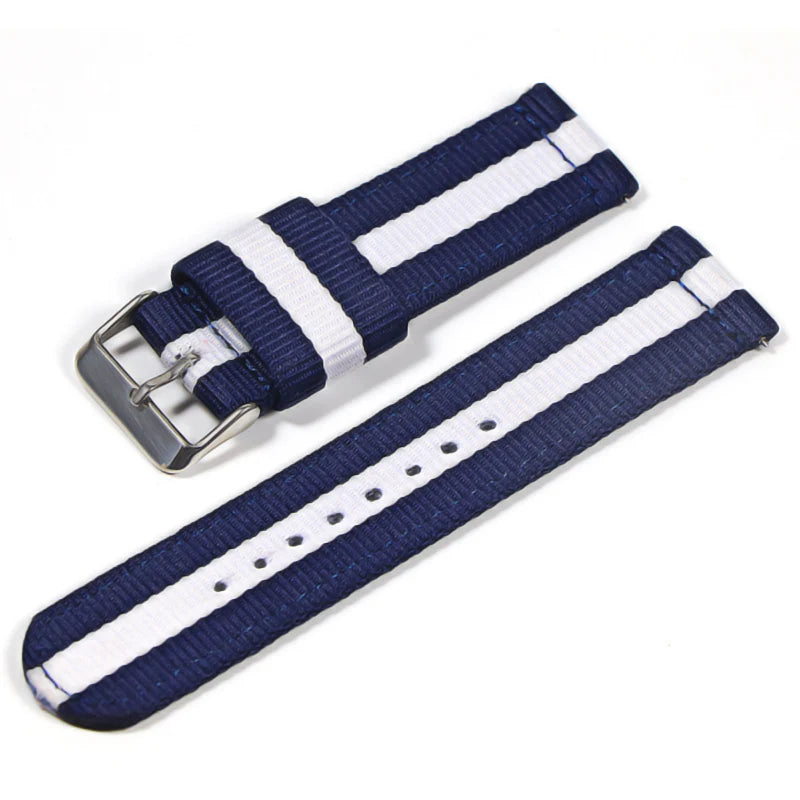 22mm Nylon watch strap For Samsung Galaxy watch 46mm 42mm Active2 Active1 Gear S3 frontier Sports nylon bang