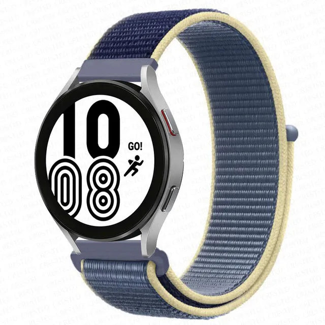 Band For Samsung Galaxy Watch 7/FE/4/5 Pro/6 classic/active 2 44mm 40mm Nylon correa Bracelet Huawei GT 2e 3 4 20mm 22mm Straps