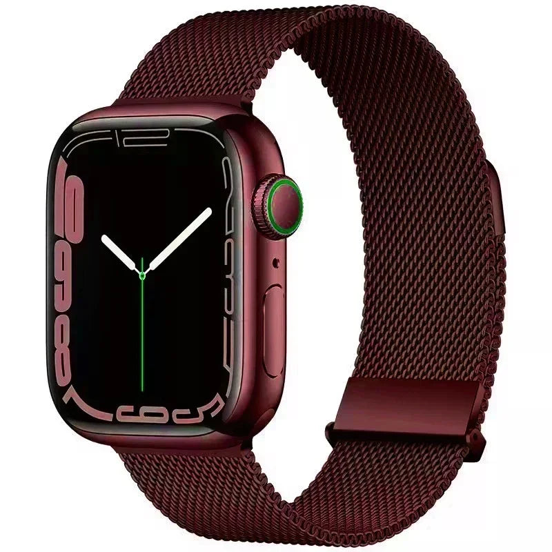 band For Apple Watch band 44mm 40mm 45mm 41mm 49mm 42mm 38mm correa milanese loop band Apple Watch Series 3 6 SE Ultra 2 7 8 9
