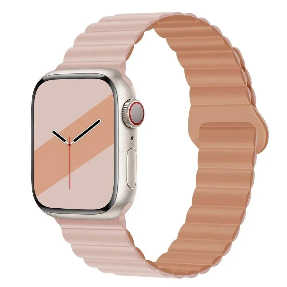 Magnetic band Silicone Sport band For Apple Watch 41mm 42mm 44mm 45mm 46mm 49mm Apple Watch Series 11 10 9 8 7 6 5 4se