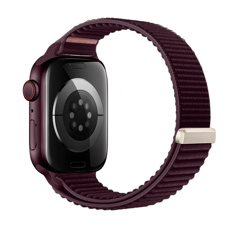 Nylon band for Apple Watch band Ultra 49mm sport band for Apple Watch Series 11 10 9 8 SE 3 46mm 42mm 45mm 41mm 44mm 40mm 38mm