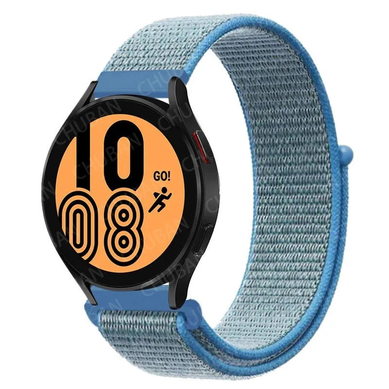 Nylon loop For Samsung Galaxy Watch 6 5 Pro/4/classic/gear s3 frontier/active Sport Bracelet Huawei watch gt2 3 22mm 20mm Strap