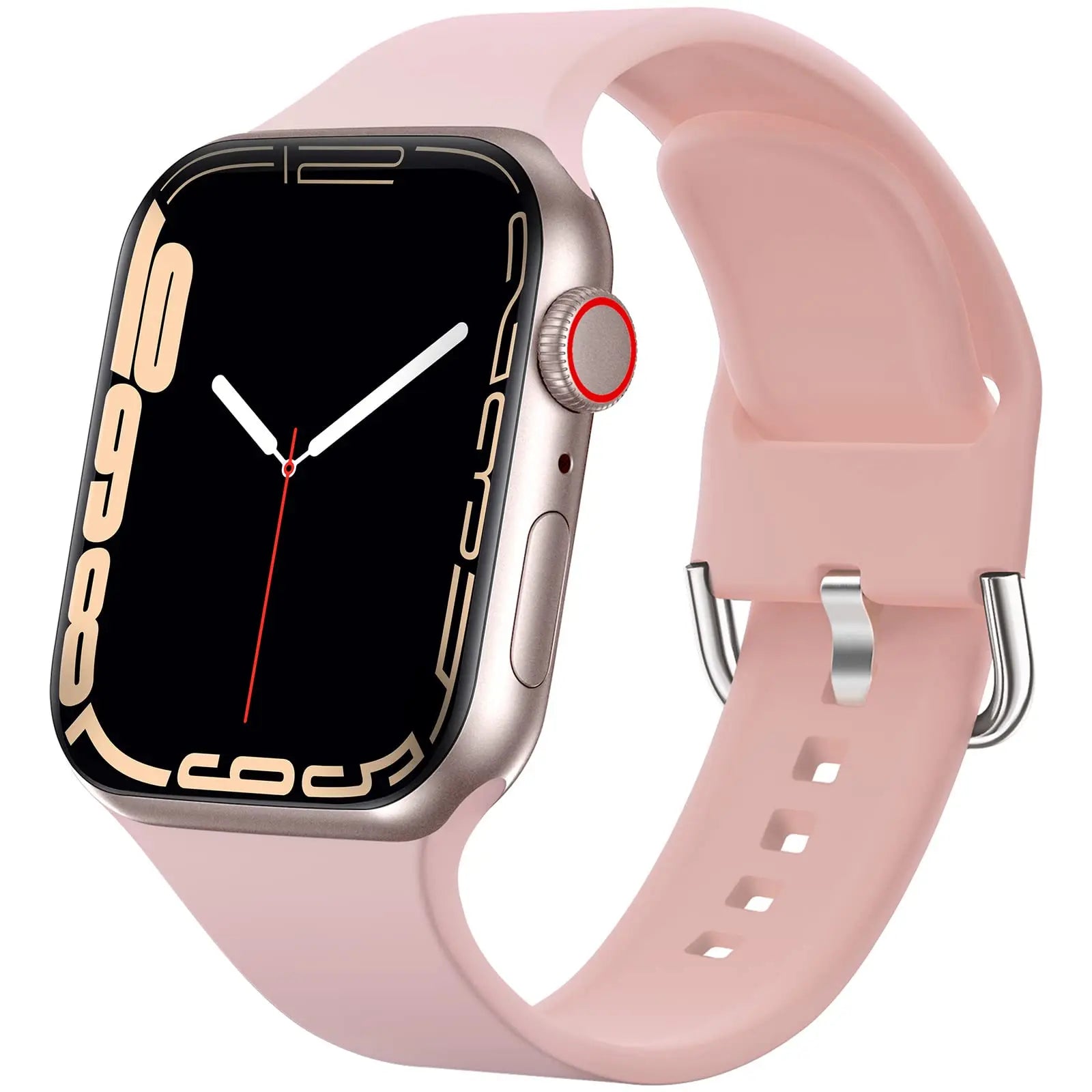 Silicone band For Apple Watch band 40mm 44mm 45mm 41mm 49mm 42mm 44mm 45mm watch band Apple Watch Series 8 7 6 5 4 3 SE Ultra