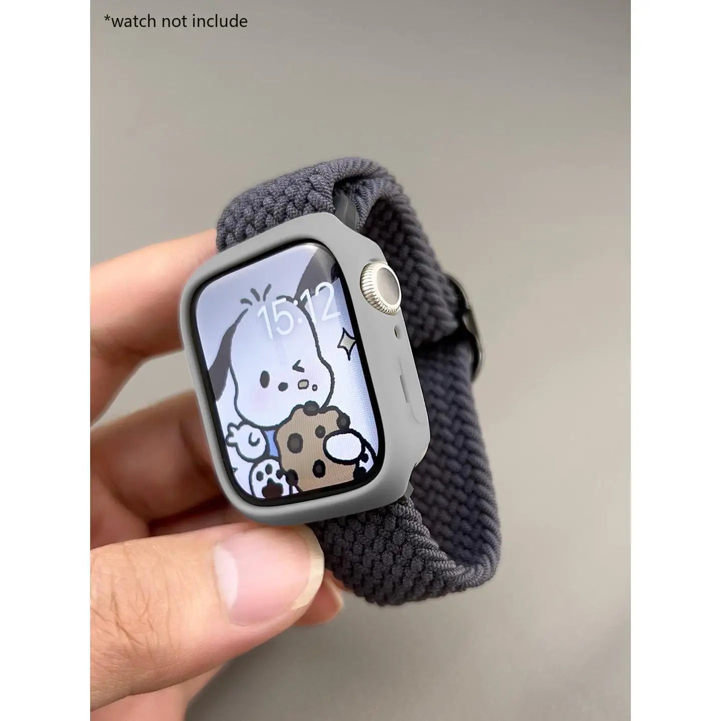 Korean Cute Braied band + Case For Apple Watch band 49mm 46mm 45mm 44mm 38mm 42mm Nylon band For Apple Watch Series 10 9 8 7 6 5 4 3 SE