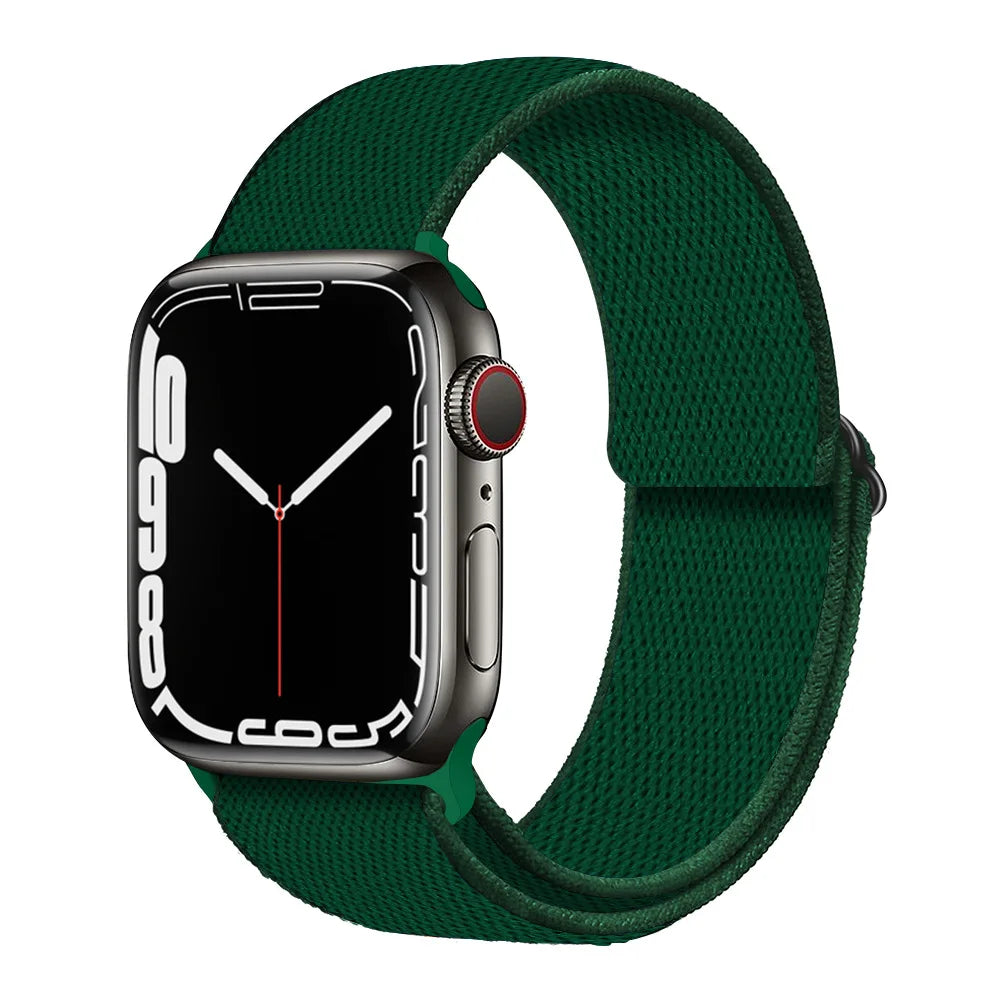 Nylon Loop band for Apple Watch band 45mm 44mm 42mm 40mm 41mm 46mm band Apple Watch Series 11 10 9 8 7 6 5 SE Ultra 3 49mm band