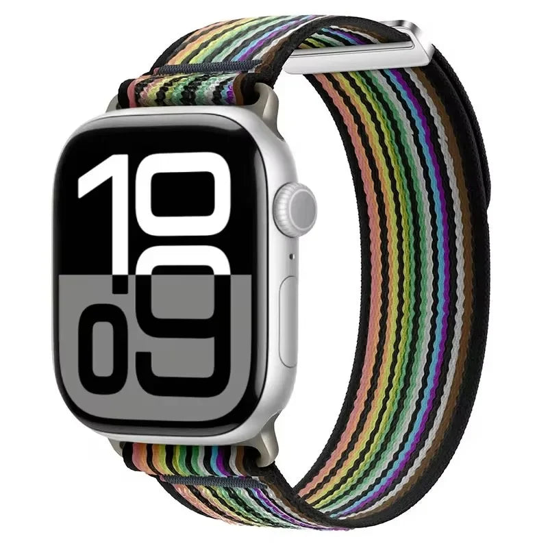 Trail Loop band for Apple Watch band Ultra 49mm 11 10 46mm 42mm 9 8 7 45mm 41mm Nylon Wristband Apple Watch Series 6 5 4 SE3 44mm 40mm