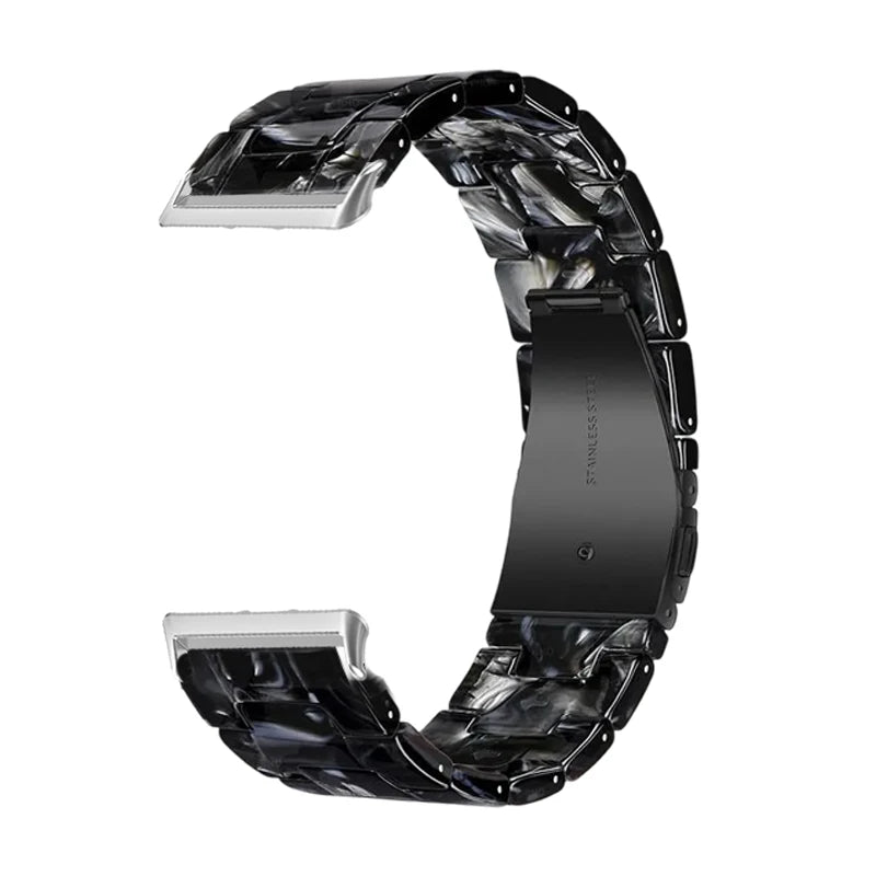 Resin Strap Compatible with Samsung Galaxy Fit3 Quick Release Men Women Bracelet for Galaxy Fit 3 Strap
