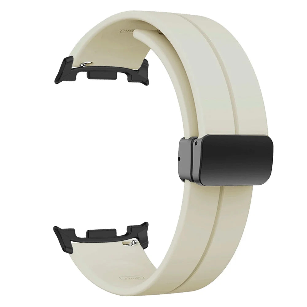 Soft Silicone Band for Samsung Galaxy Watch 8 40mm 44mm Magnetic Watchband for Galaxy Watch8 Classic 46mm Ultra 2025 Accessories