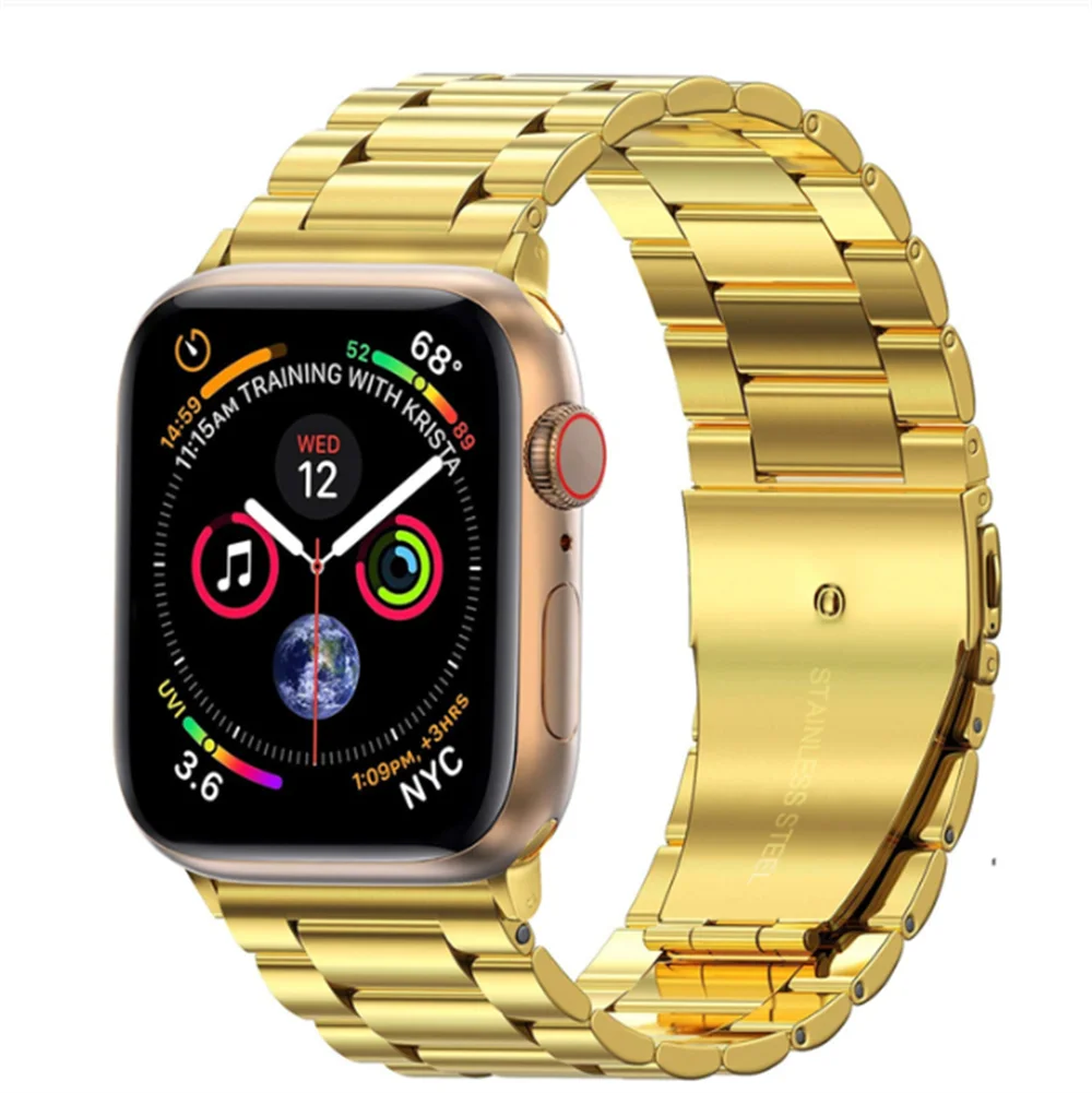 Luxury Stainless Steel band for Apple Watch Ultra 49mm 45mm 44mm 42mm Women Slim band for Apple Watch SE 9 8 7 6 5 3 Correa 41mm 40mm