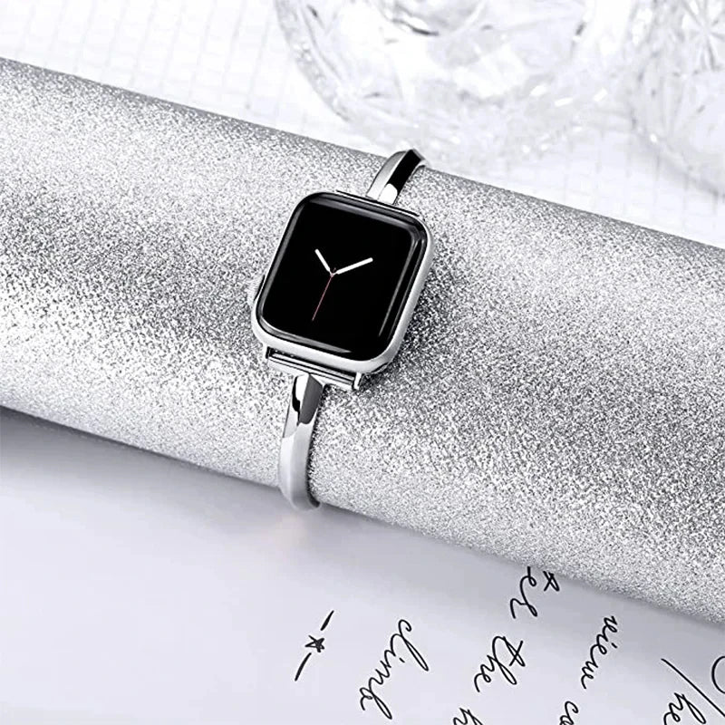 Luxury Watch band for Apple Watch Series 10 9 8 7 6 SE 5 4 Women Diamond Steel band Apple Watch Ultra 49mm 46mm 44mm 40mm 42mm 38mm band