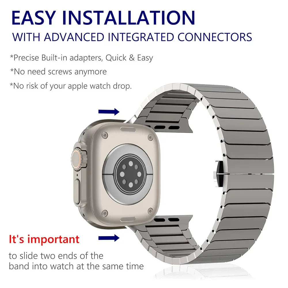 Metal band For Apple Watch 46mm band Stainless Steel watch band For Apple Watch Series 11 10 Ultra 49mm 42mm 44mm 45mm 40mm Business Correa