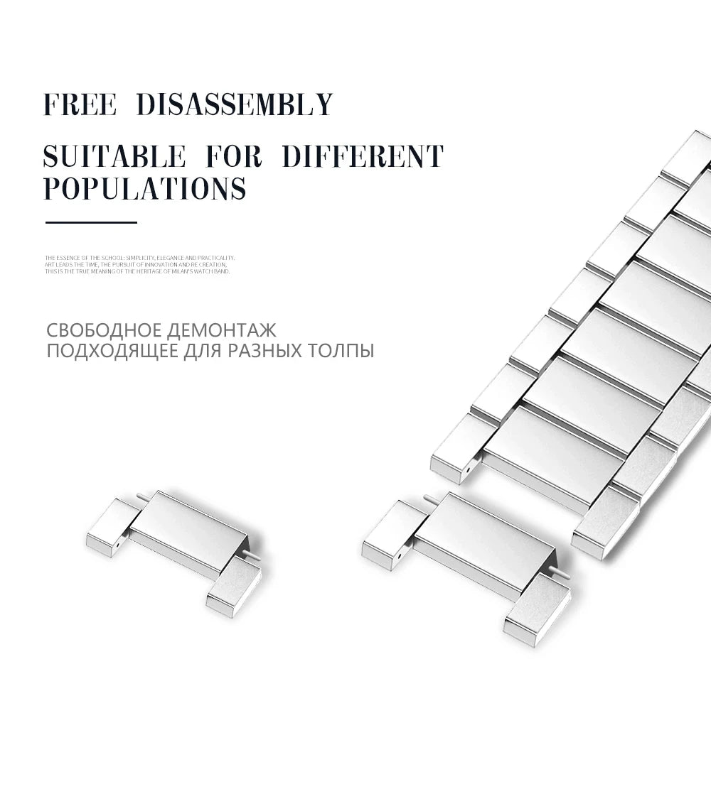 Compatible with Apple Watch 38mm 40mm 41mm 42mm 44mm 45mm 49mm , Business Stainless Steel metal Watch Band,Suitable for Apple Watch SE 98765