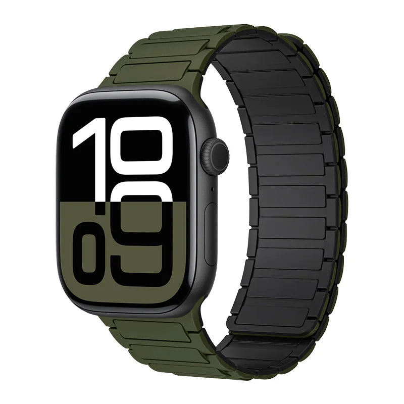 Magnetic Silicone band for Apple Watch Ultra 3 2 49mm 46mm 42mm 45mm 44mm 40mm 41mm band Apple Watch Series 11 10 9 8 7 6 SE band