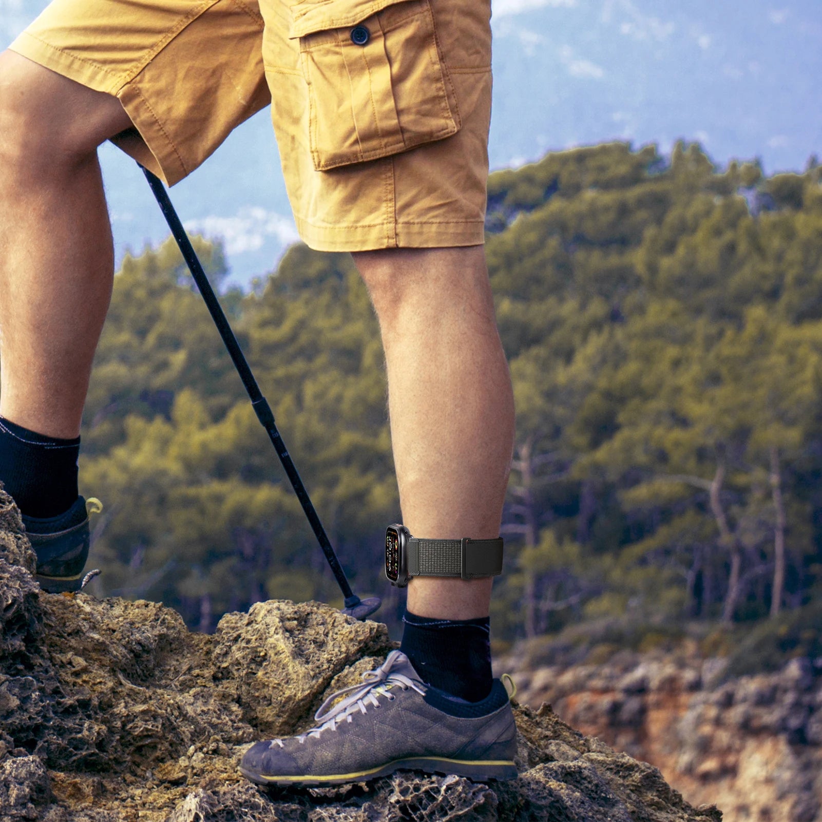 Trail Loop For Apple Watch band Ultra 2 49mm 44mm 40mm 41mm 45mm 38mm Nylon Armband Ankle band Apple Watch Series 9876 SE S10 42mm 46mm