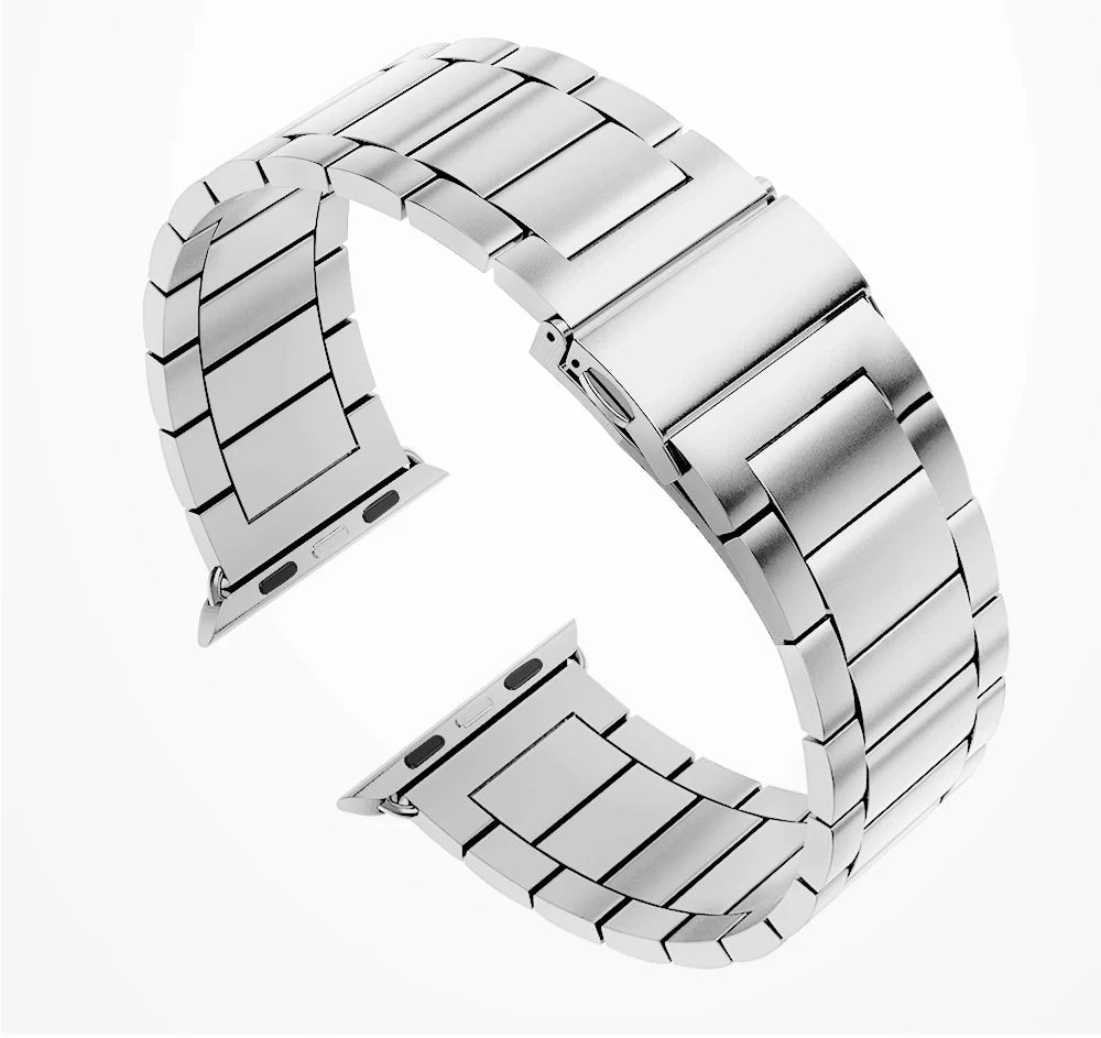 Compatible with Apple Watch 38mm 40mm 41mm 42mm 44mm 45mm 49mm , Business Stainless Steel metal Watch Band,Suitable for Apple Watch SE 98765