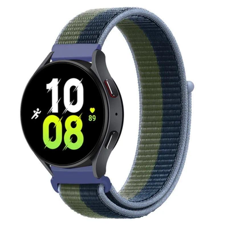 Nylon loop For Samsung Galaxy Watch 6 5 Pro/4/classic/gear s3 frontier/active Sport Bracelet Huawei watch gt2 3 22mm 20mm Strap
