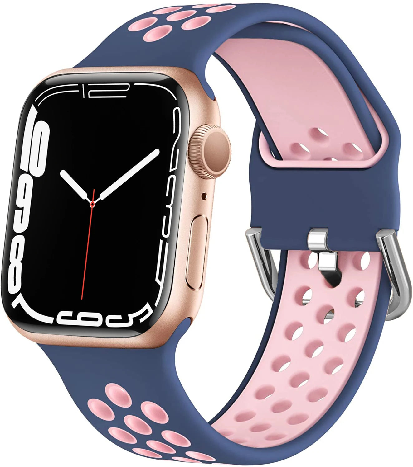 Silicone band For Apple Watch band 44mm 40mm 45mm 49mm 41mm 38mm 42mm 44mm band Apple Watch Ultra 2 Series 7 3 4 5 6 SE 8 Bands