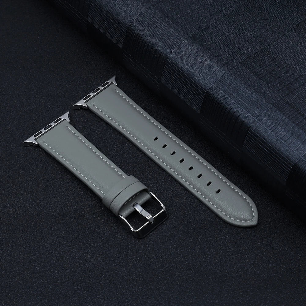 PU Leather band for Apple Watch Series 10 9 7 8 5 6 SE Ultra band 49mm 46mm 44mm 40mm 45mm 41mm 42mm Apple Watch Wristbands