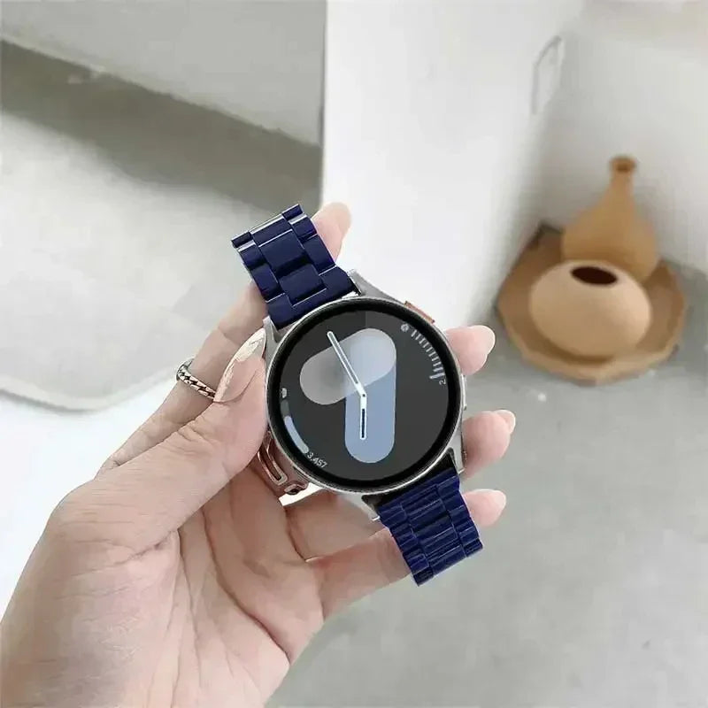 20mm/22mm Resin strap For Samsung Galaxy watch 7 6 5 pro/4-6 classic 46/42mm/Active 2 Bracelet smartwatch Amazfit Bip 6 5 Band