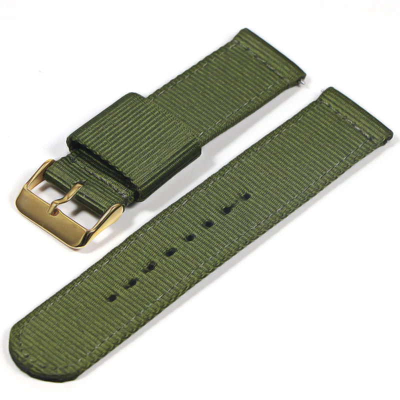 22mm Nylon watch strap For Samsung Galaxy watch 46mm 42mm Active2 Active1 Gear S3 frontier Sports nylon bang