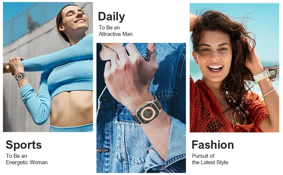 Trail Loop band for Apple Watch band 11 42mm 46mm 44mm 40mm 41mm 45mm Sport band Apple Watch Series 9 8 7 5 Se3 10 Ultra 3 2 49mm