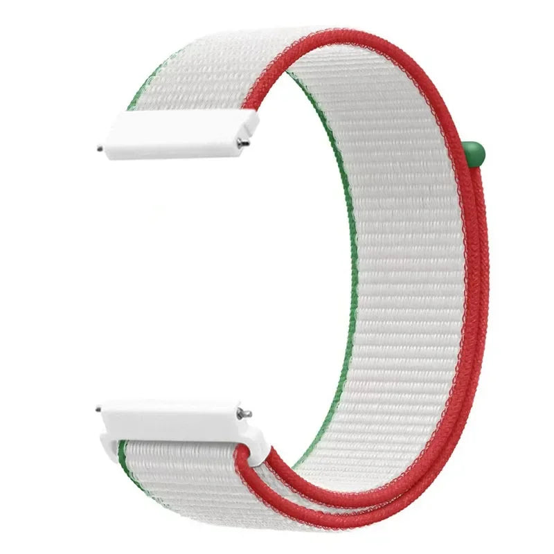 20mm 22mm Nylon Strap for Samsung Galaxy Watch 7/6/5/4 Huawei Watch 5/GT5/4/3 Pro 46mm Breathable Band for Garmin 970 965 955 55