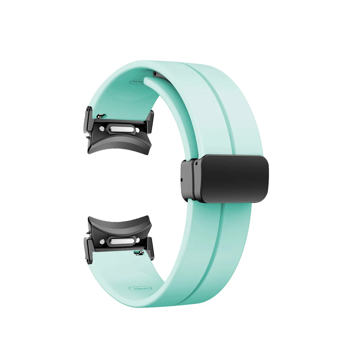 Magnetic Silicone Strap For Samsung Watch 7 6 5 4 40mm 44mm Sport Watchband For Galaxy Watch 5Pro 4 6Classic 47mm 43mm 42mm 46mm