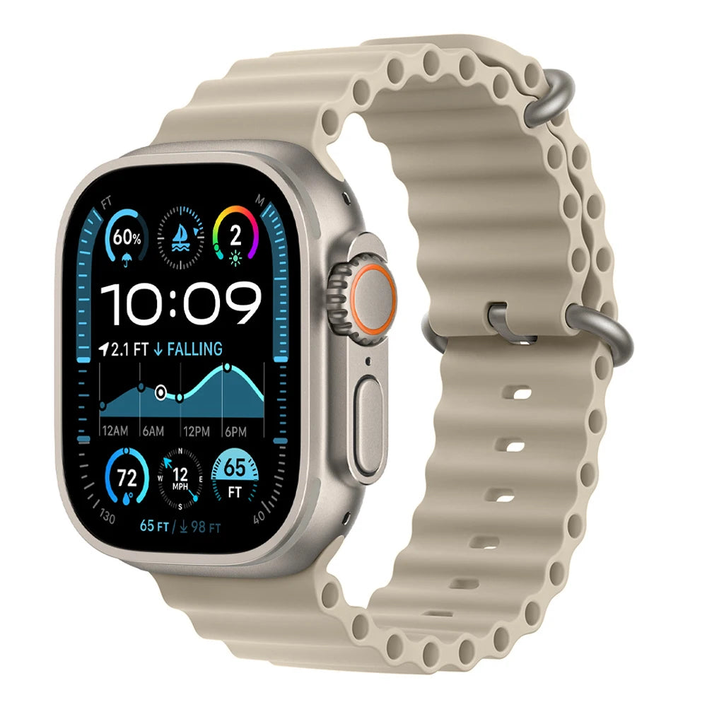 Ocean band for Apple Watch Ultra 3 2 band 49mm 46mm 44mm 40mm 45mm 41mm 42mm Correa band Apple Watch Series 11 10 9 SE 8 7 6 5 4