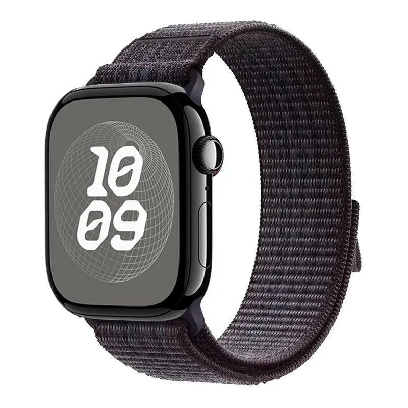 For Apple Watch band 49mm Series 11 10 9 8 7 6 5 4 SE Ultra 2 3 Stripe band 42mm 46mm 45mm 40mm 44mm 41mm Apple Watch Sport Nyon Loop