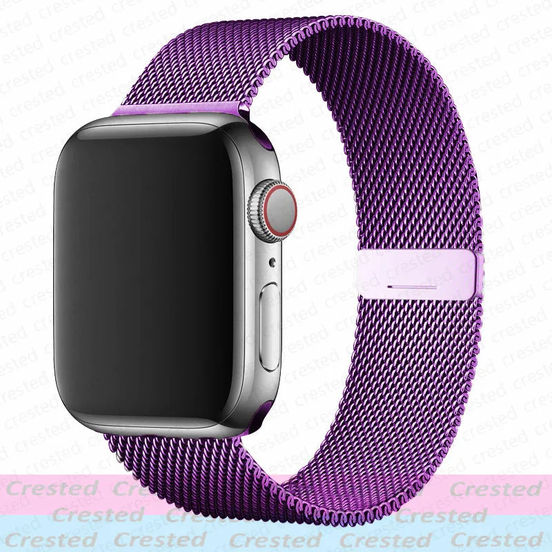 Magnetic band For Apple Watch band 44mm 40mm 45mm 46mm 49mm 42mm 41mm 38mm belt band Apple Watch Series 10 9 3 6 7 8 SE Ultra 2